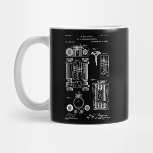 First Computer Patent in 1889 - Computer Art - Computer Gift Mug